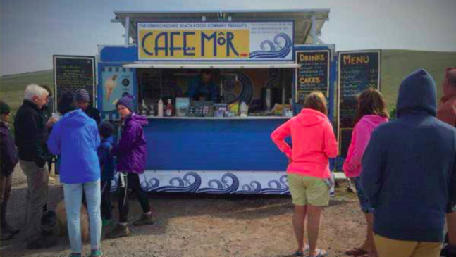 A revolutionary off-grid catering concession